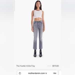 Mother Jeans The Hustler Ankle Fray